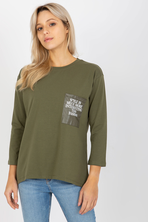 Halenka pro volný čas z khaki bavlny...