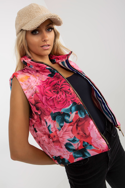 Slepice rosafarbene Weste mit...