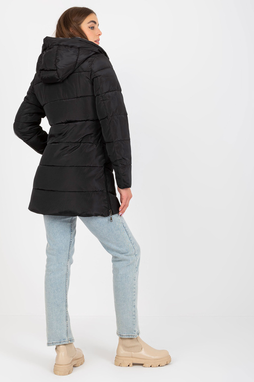 Černo-béžová oboustranná zimní bunda... Černo-béžová oboustranná zimní bunda...