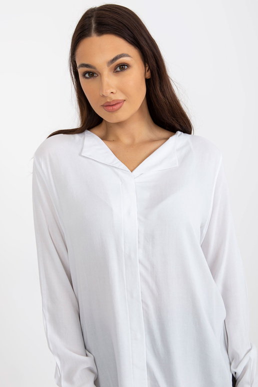Bílá asymetrická halenka z viskózy...
