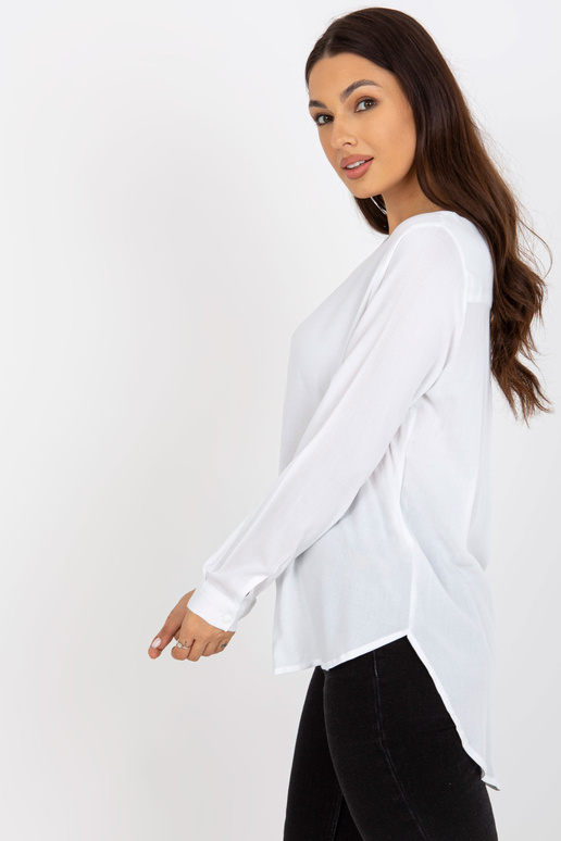 Bílá asymetrická halenka z viskózy...