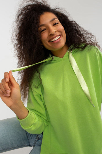 Světle zelená mikina s...