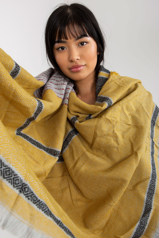 Chustka AT-CH-14201-1.77P ČERNÁ/ŽLUTÁ