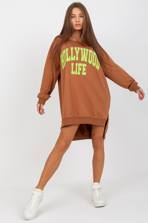 Bluza VI-BL-3102.01P L.HNĚDÁ/ZELENÁ