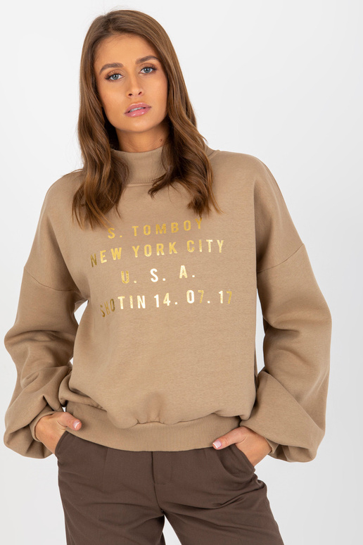 Mikina Dunkelbeiges s potiskem a Weiten