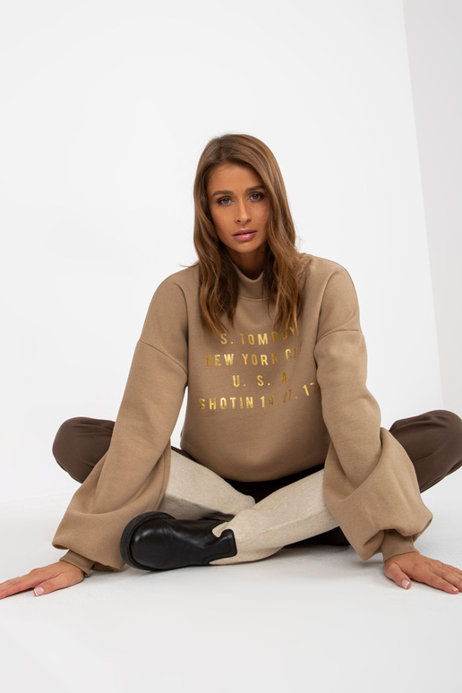 Mikina Dunkelbeiges s potiskem a Weiten