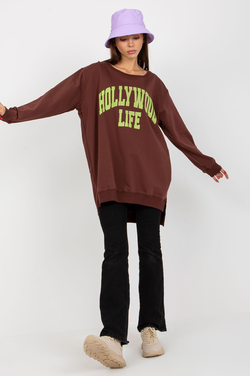 Bluza VI-BL-3102.01P D.HNĚDÁ/ZELENÁ