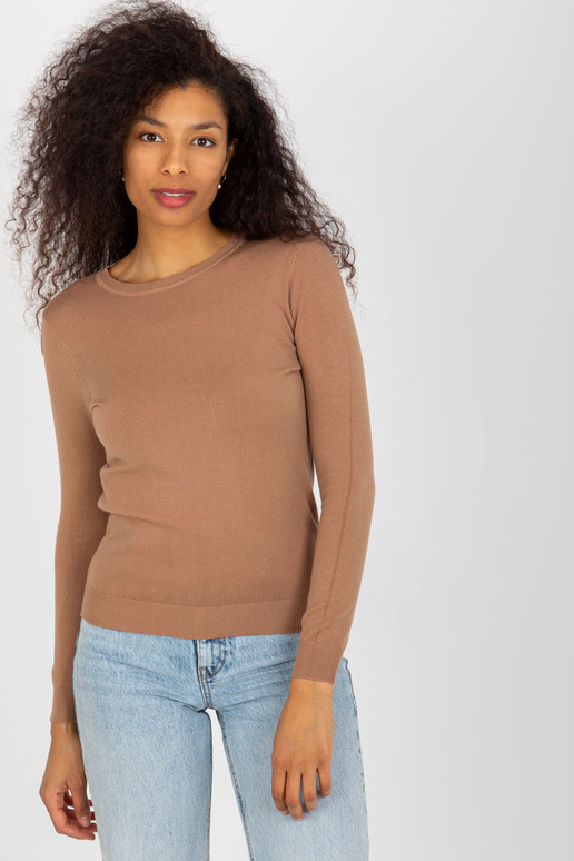 Camel dámský klasický svetr s viskózou