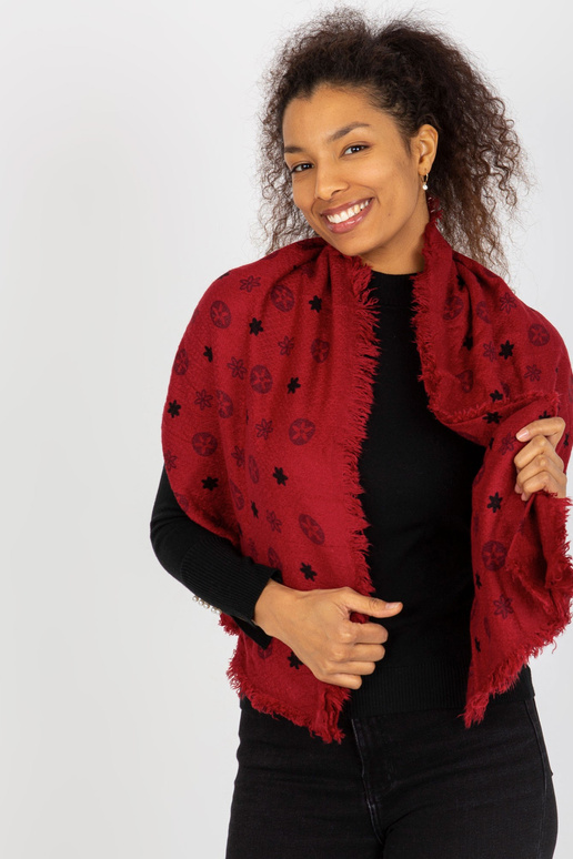 šátek -AT-CH-23505-1,55-tmavě červená šátek -AT-CH-23505-1,55-tmavě červená