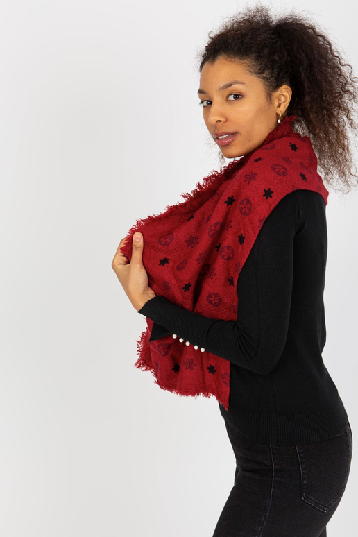 šátek -AT-CH-23505-1,55-tmavě červená šátek -AT-CH-23505-1,55-tmavě červená