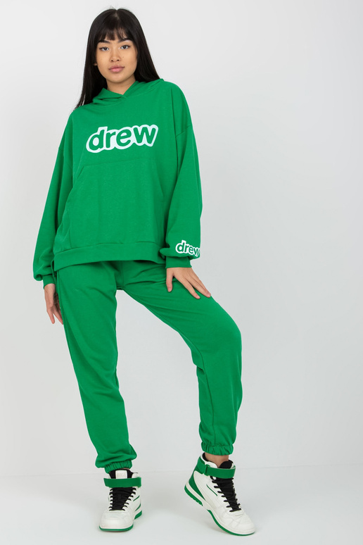 Zelená dvoudílná tepláková souprava s... Zelená dvoudílná tepláková souprava s...