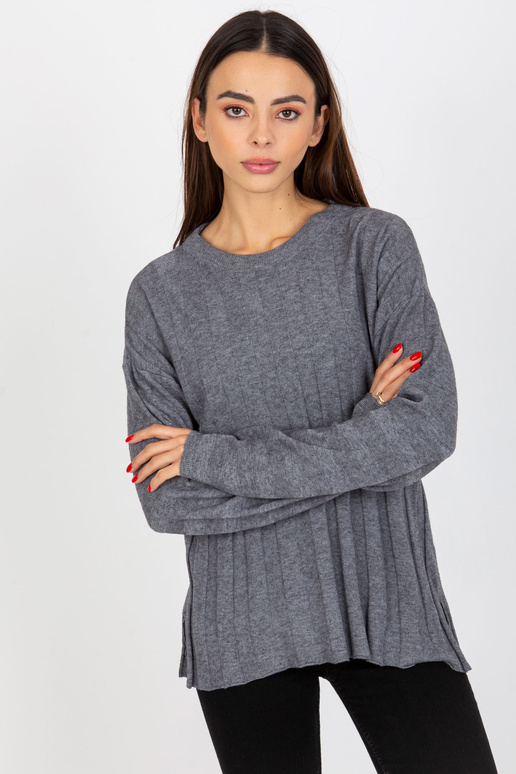 Sweter VI-SW-20234.75P TMAVĚ ŠEDÁ