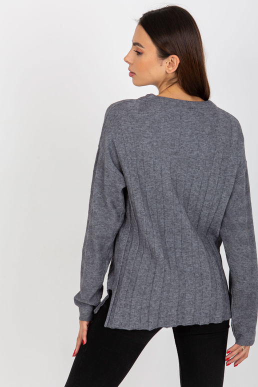 Sweter VI-SW-20234.75P TMAVĚ ŠEDÁ