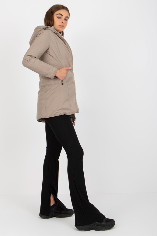 Tmavě béžová oboustranná přechodová...