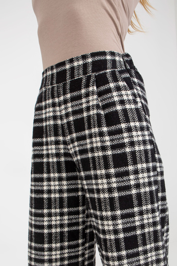 Schwarze Hose aus Wollstoff 2