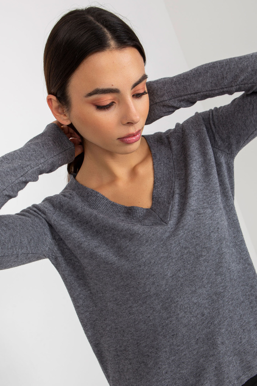 Sweter VI-SW-20295.30P TMAVĚ ŠEDÁ