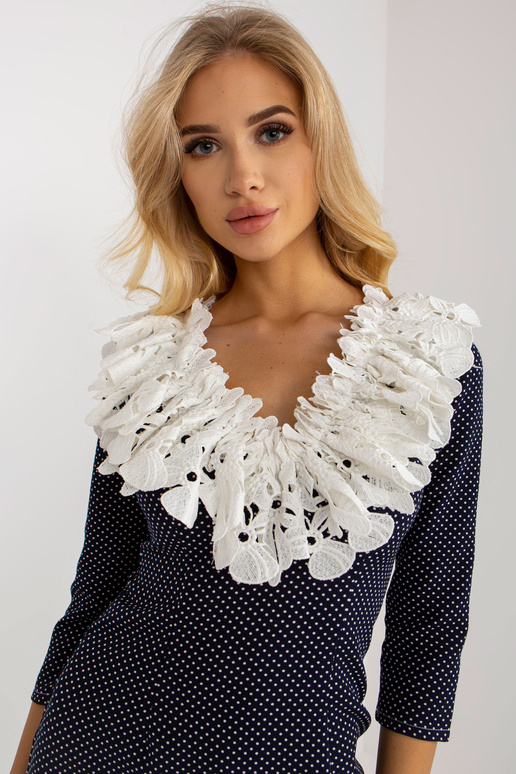 Námořnicky modré a bílé koktejlové...