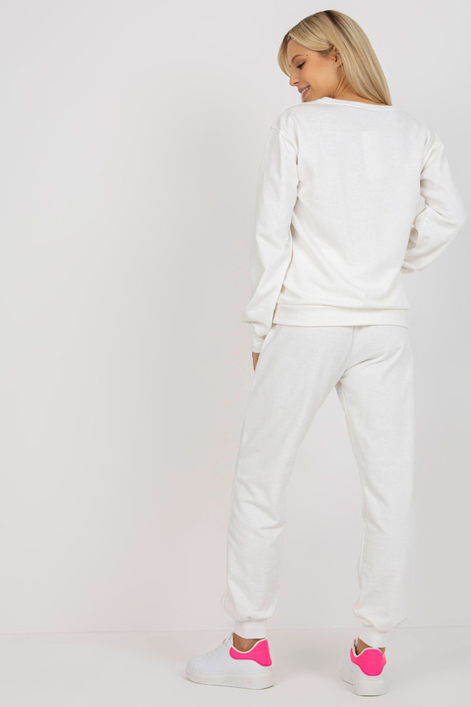 Ecru dvoudílná tepláková souprava s...