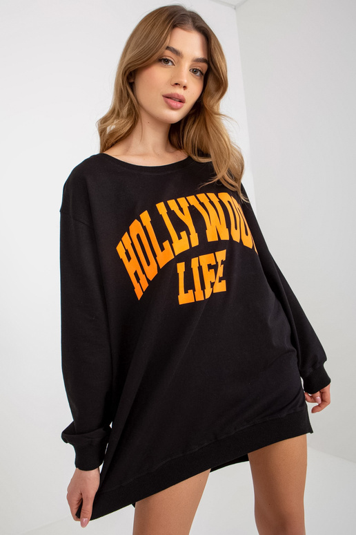 Bluza VI-BL-3102.01P ČERNÁ/ORANŽOVÁ