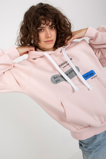 Světle růžová mikina s... 2