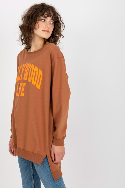 Bluza VI-BL-3102.01P L.HNĚDÁ/ORANŽ