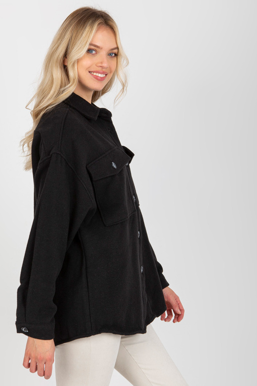 Dámské černé triko s dlouhým rukávem