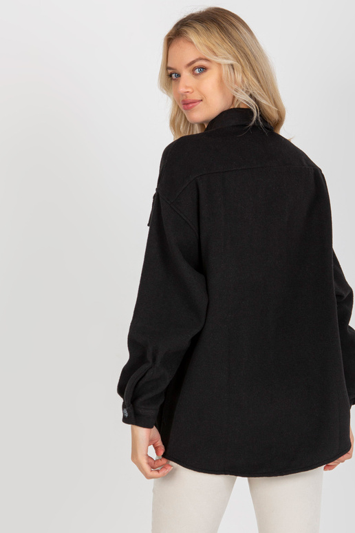 Dámské černé triko s dlouhým rukávem