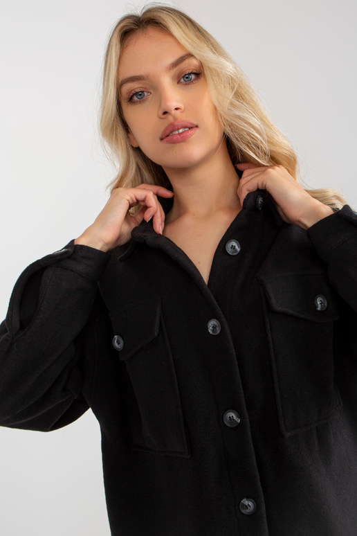 Dámské černé triko s dlouhým rukávem