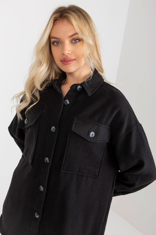 Dámské černé triko s dlouhým rukávem