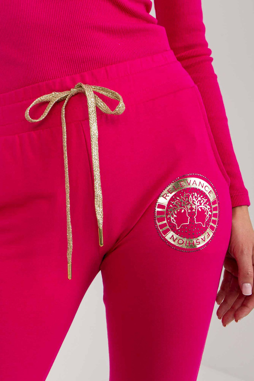 Dámské tepláky Fuchsia Myrtle Print