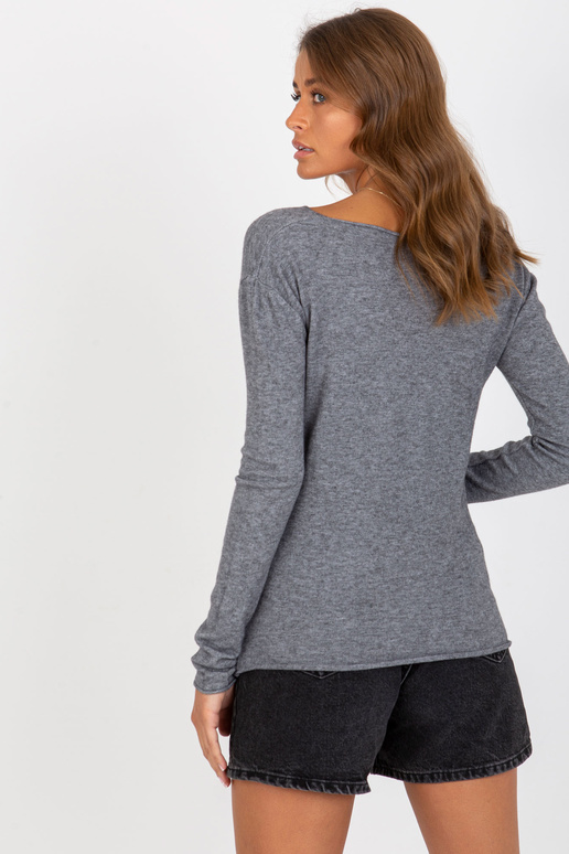 Sweter VI-SW-20282.32 TMAVĚ ŠEDÁ