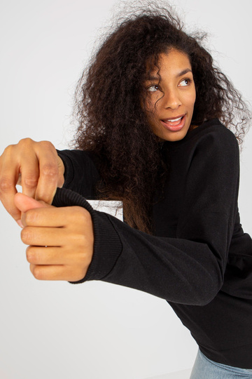 Černá volná mikina pro ženy... 2