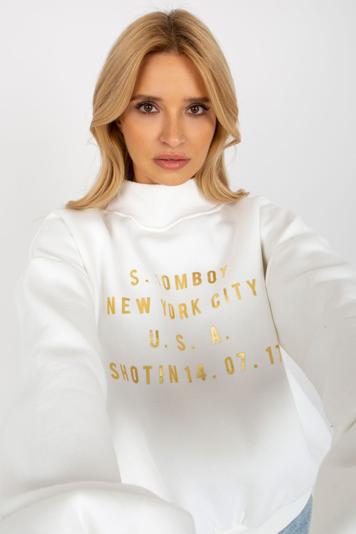 Dámská mikina Ecru Cotton s potiskem Dámská mikina Ecru Cotton s potiskem