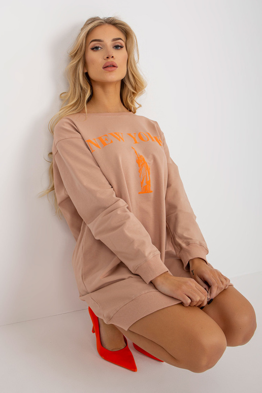 Bluza VI-BL-3212.15X BÉŽOVÁ/ORANŽOVÁ