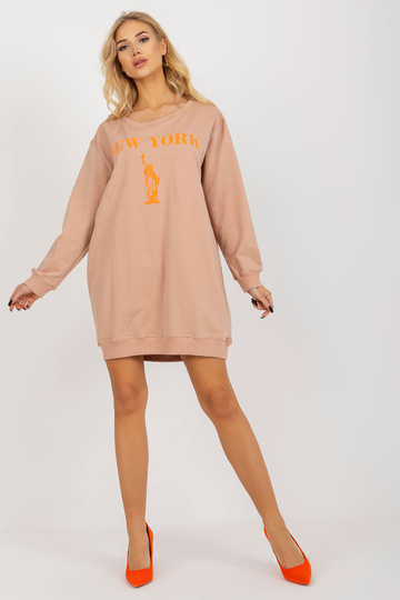 Bluza VI-BL-3212.15X BÉŽOVÁ/ORANŽOVÁ 2
