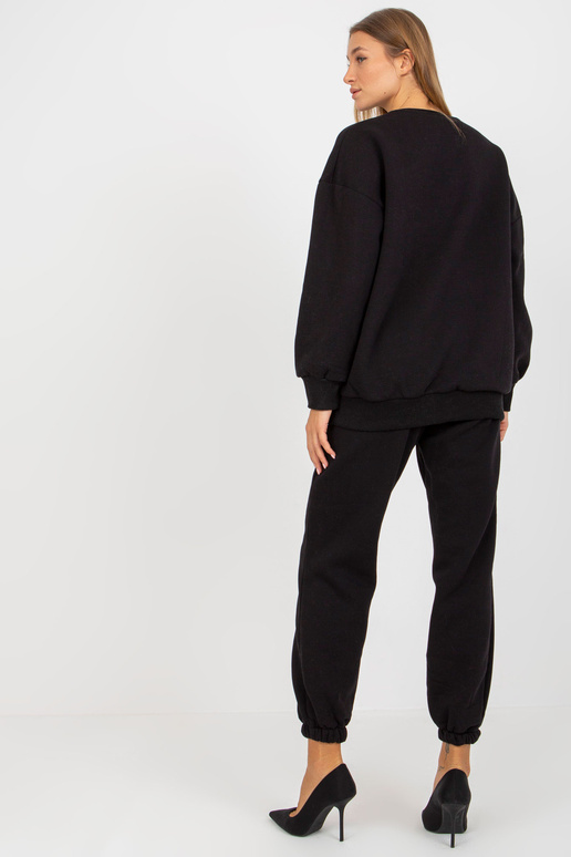 Černá dvoudílná mikina s oversize...