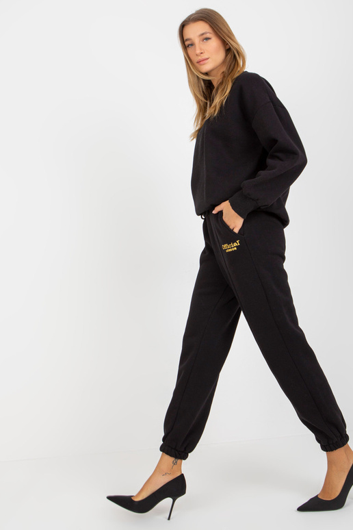 Černá dvoudílná mikina s oversize...