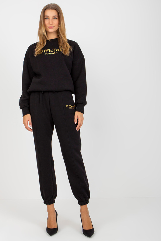 Černá dvoudílná mikina s oversize...