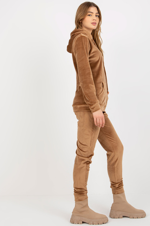 Velurový dámský set Camel s mikinou Velurový dámský set Camel s mikinou
