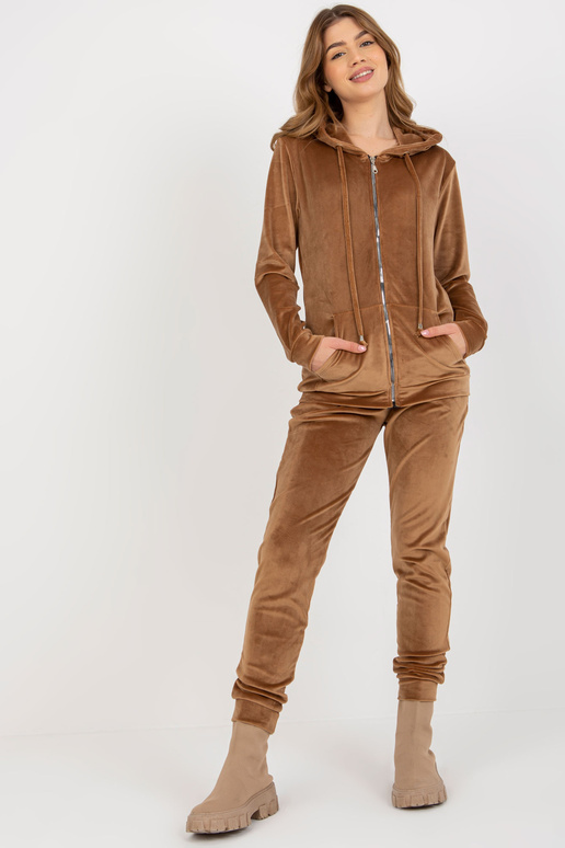 Velurový dámský set Camel s mikinou Velurový dámský set Camel s mikinou
