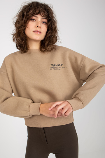 Tmavě béžová krátká mikina... 2