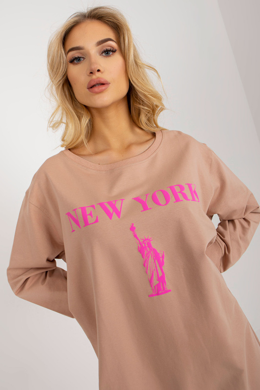 Bluza VI-BL-3212.15X BÉŽOVÁ/RŮŽOVÁ