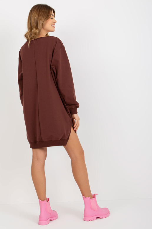 Bluza VI-BL-3102.01P D.HNĚDÁ/RŮŽOVÁ