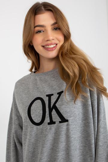 Šedá oversize mikina... 2