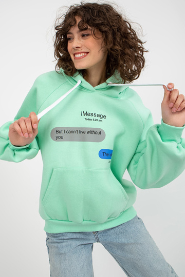 Mint mikina oversize s...