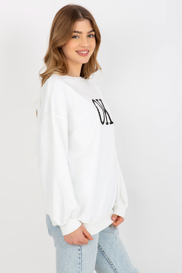Bílá volná oversize mikina... 2
