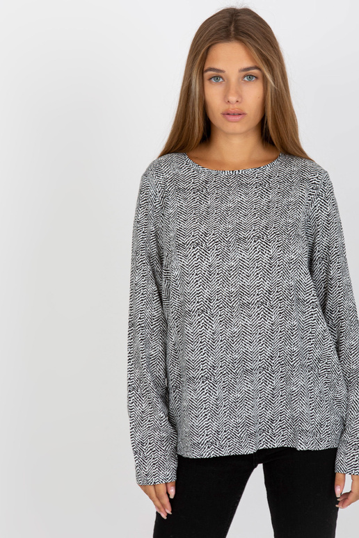 Černá dámská viskózová halenka s...