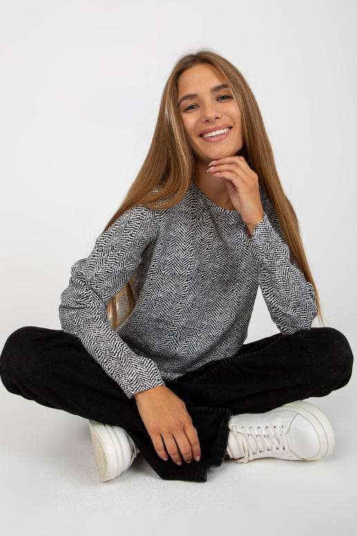 Černá dámská viskózová halenka s...