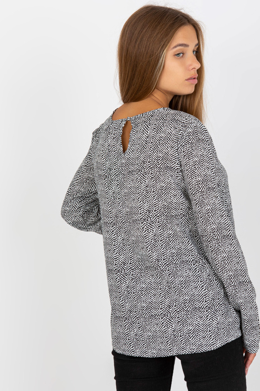 Černá dámská viskózová halenka s...