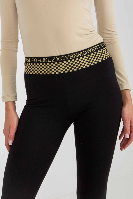 Černé ženy ležérní legíny s...